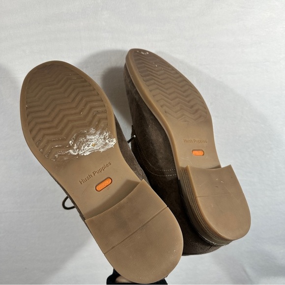 Hush Puppies Bailey suede tan brown chukka lace up ankle boot bootie leather - Picture 9 of 11